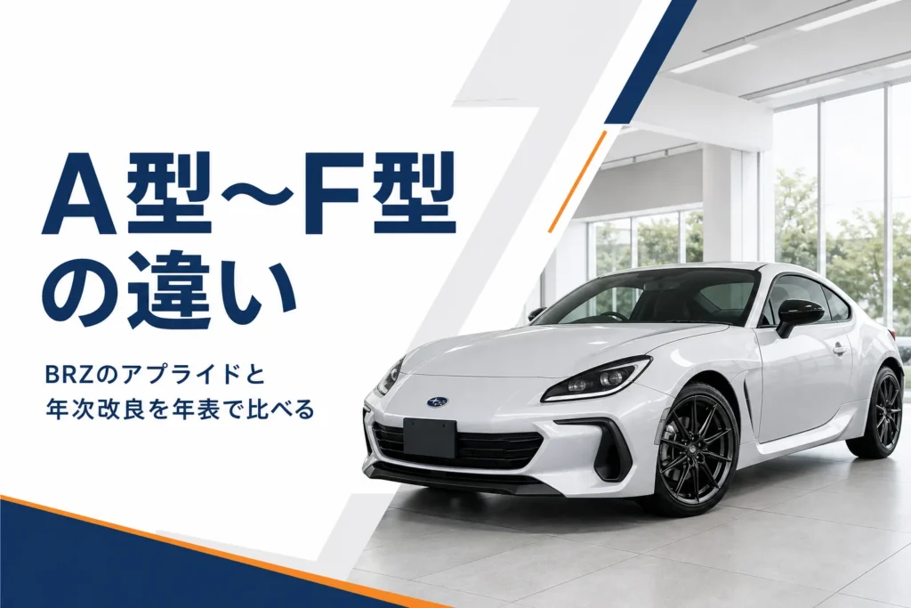 ショールームに置かれたスバル BRZ