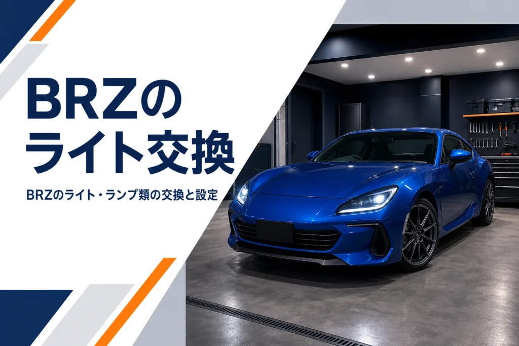 LEDヘッドライトを点灯したスポーツクーペ