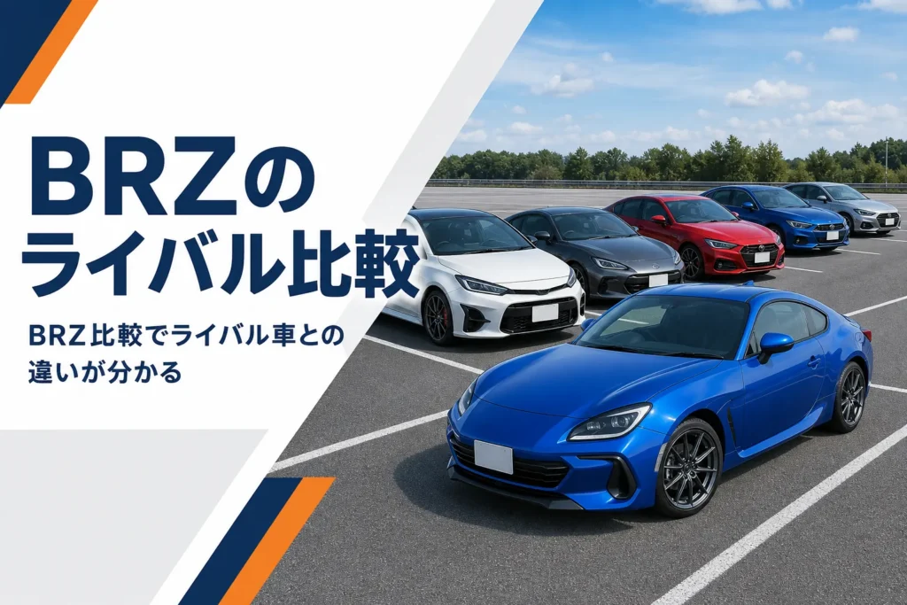 形の違うスポーツカーが並ぶ駐車場